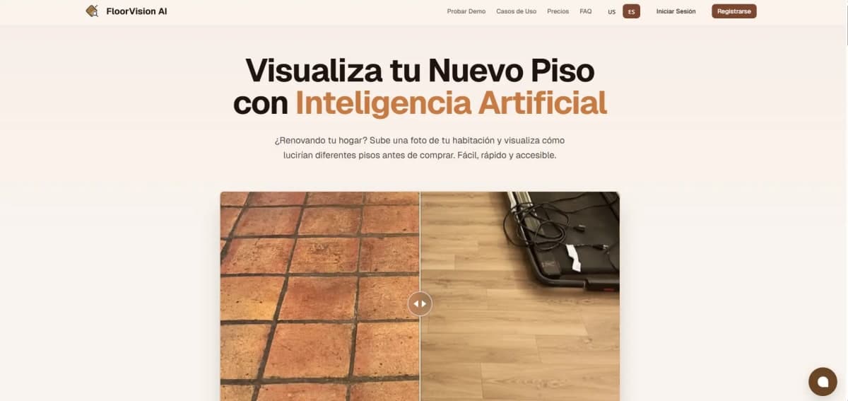 Floorvision - Visualiza tu Nuevo Piso GRATIS con IA - Image 1